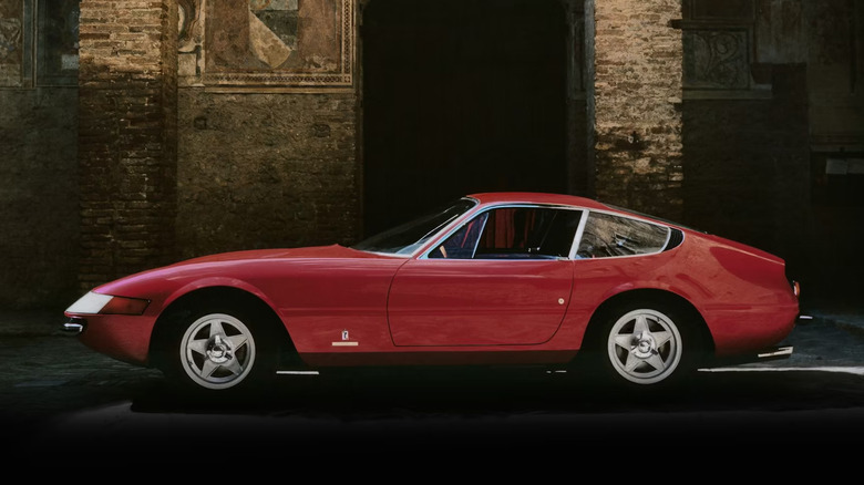 1971 Ferrari 365 GTB/4 Daytona in red, left-side view