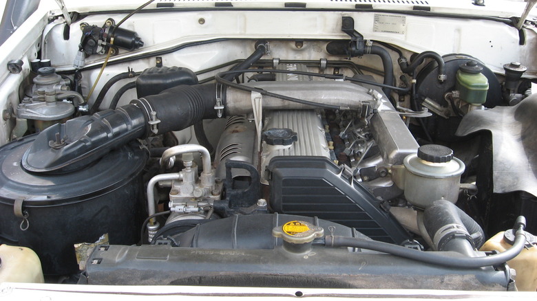Toyota 1HZ Inline-6 inside Land Cruiser 70 Series