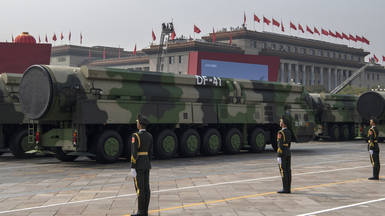 China's DF-41 ICBM missile.