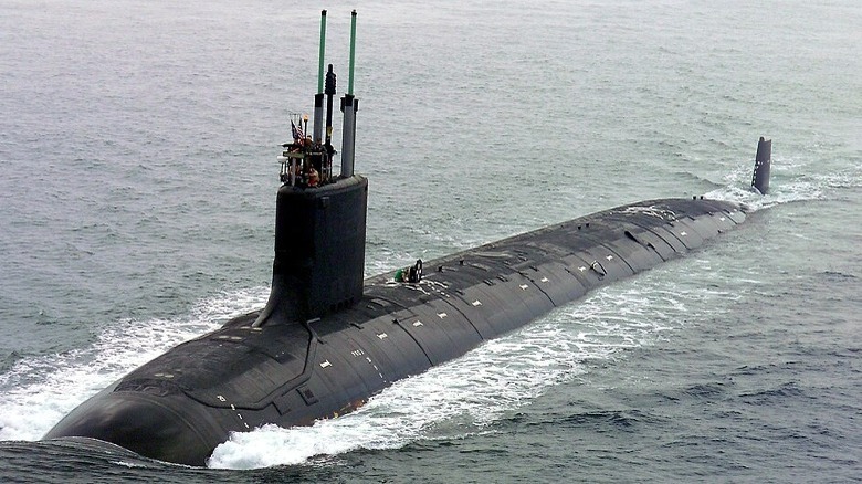 USS Virginia during sea trials (2004)