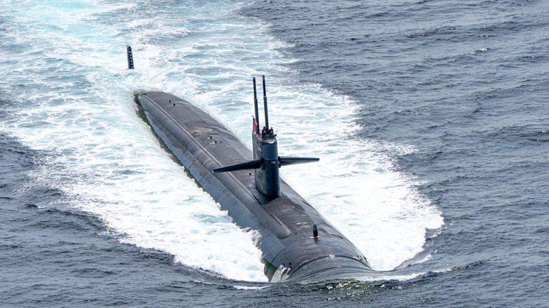 the USS Louisville nuclear submarine