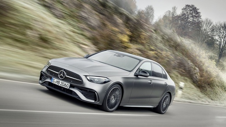 A Mercedes-Benz C 300 in motion