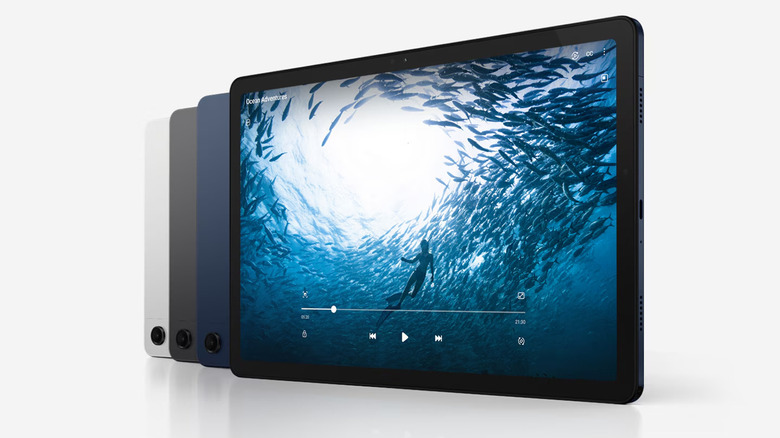 Galaxy Tab A9 in different colors
