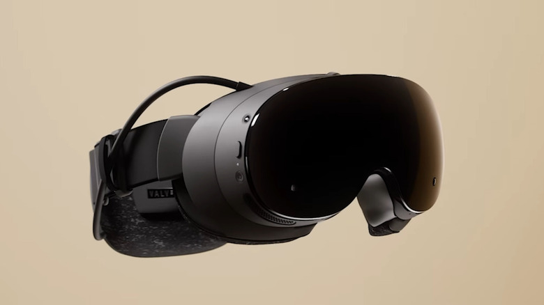 Steam frame on beige background