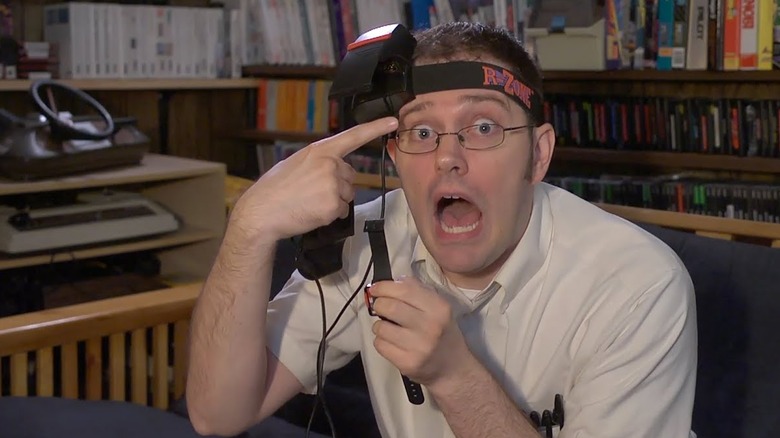 Angry Video Game Nerd playing R-Zone