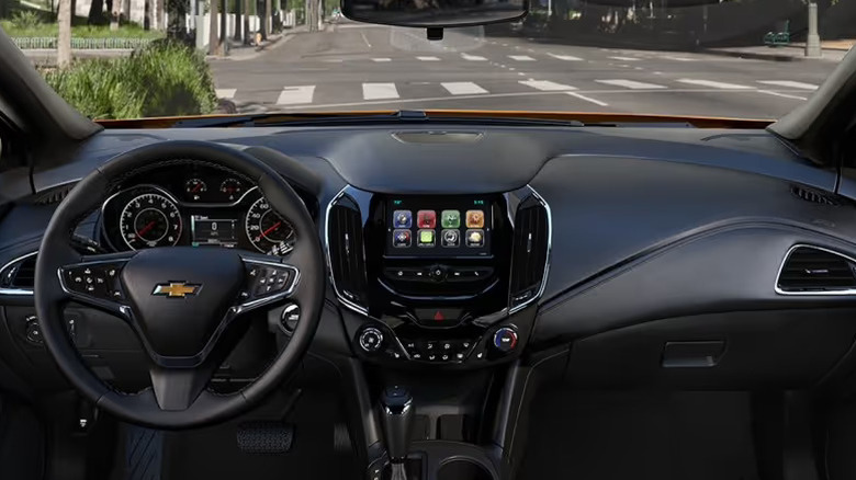 Interior of 2017 Chevrolet Cruze