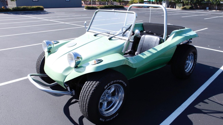 Sears Rascal Dune Buggy green parked