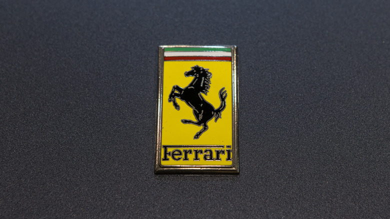 Ferrari galloping pony logo