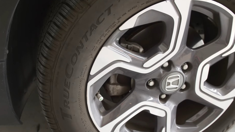 Continental TrueContact Tour tires on car