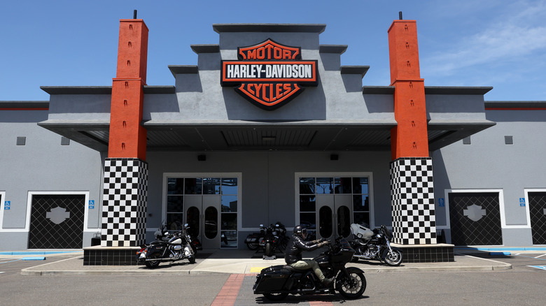 Harley-Davidson storefront