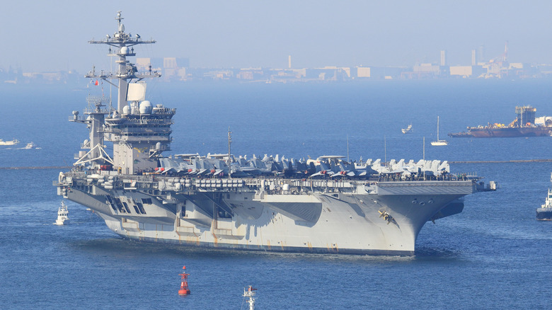 USS Carl Vinson at sea