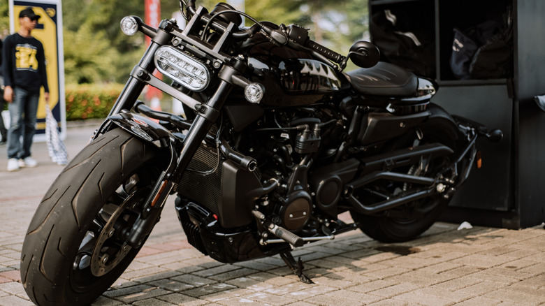 Harley Davidson Sportster S showcased at the Gaikindo Indonesia International Auto Show (GIIAS) 2024.