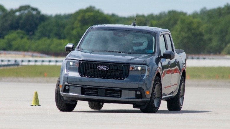 Ford Maverick Lobo on an autocross course