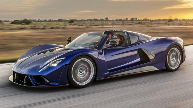 The Hennessey Venom F5 Roadster
