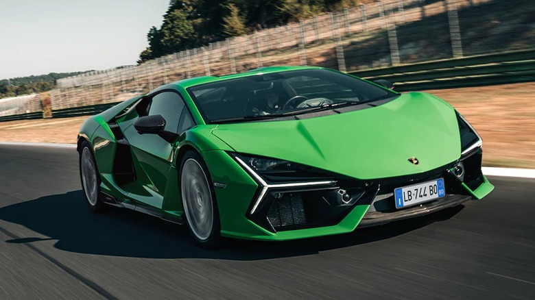 Lamborghini Revuelto on track
