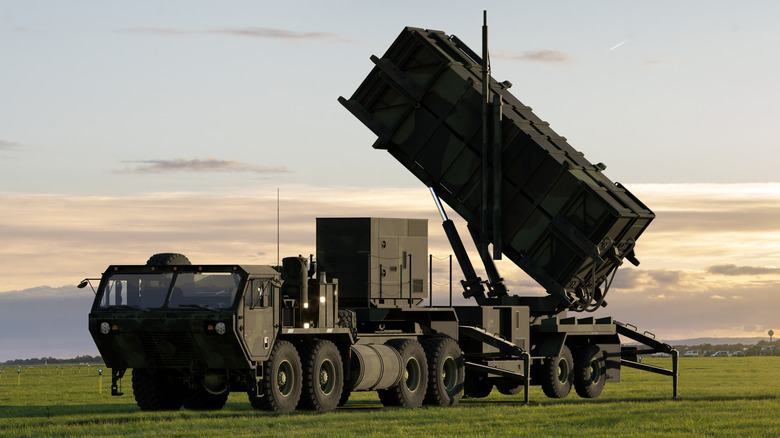 An MIM-104 Patriot missile system