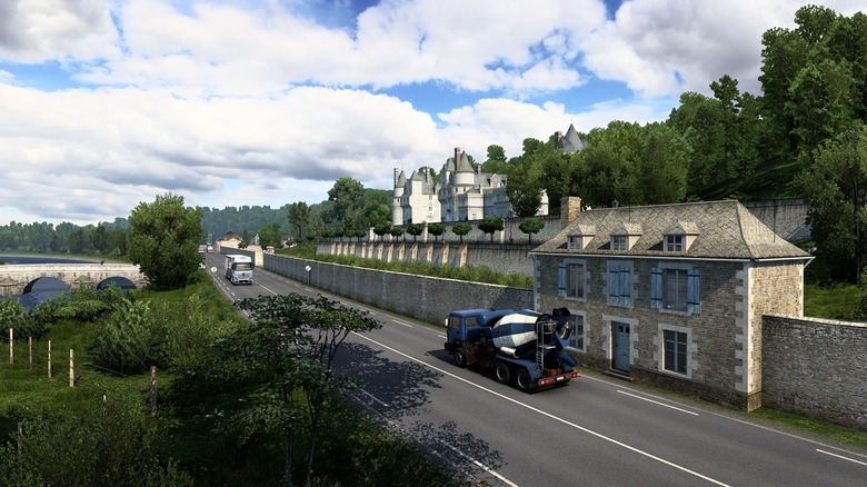 Cement truck in Euro Truck Simulator 2