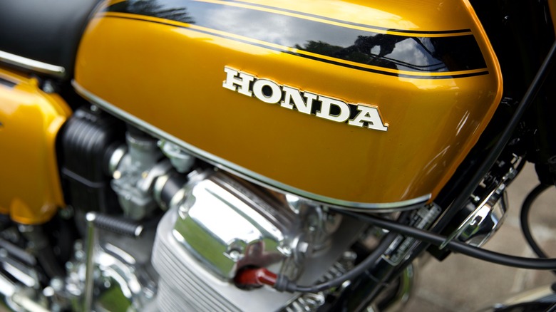 Honda motorcycle fuel tank