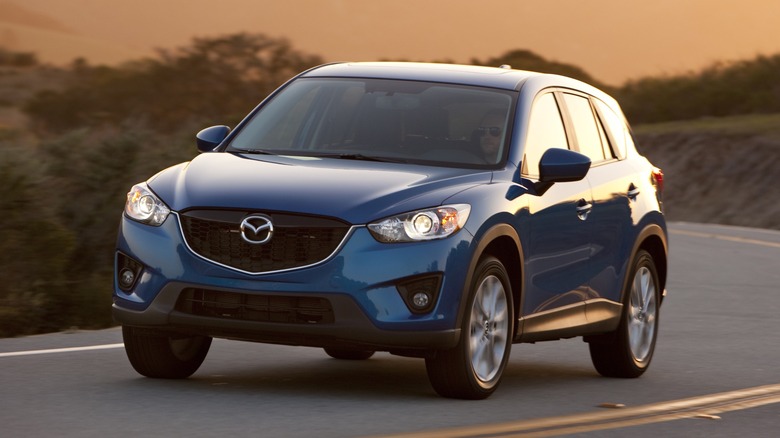 2013 Mazda CX-5 driving down road
