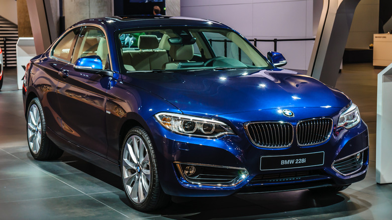 a 228i on display