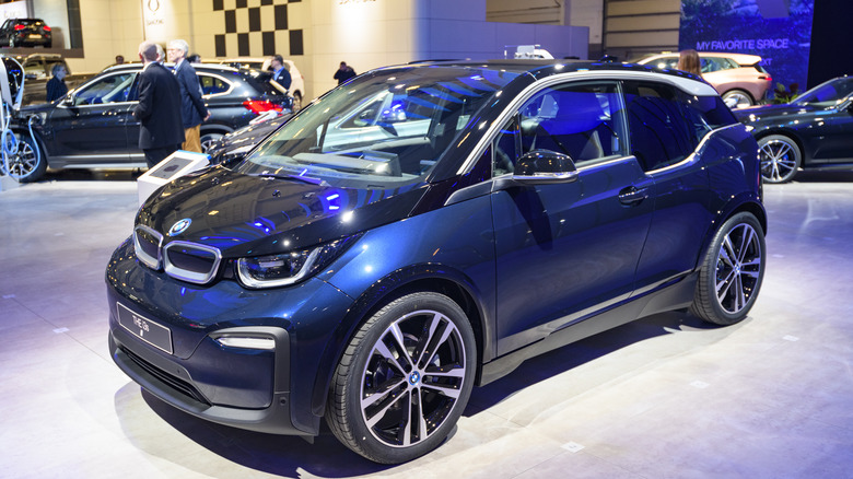 BMW i3 on display