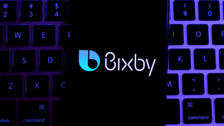 bixby logo on phone