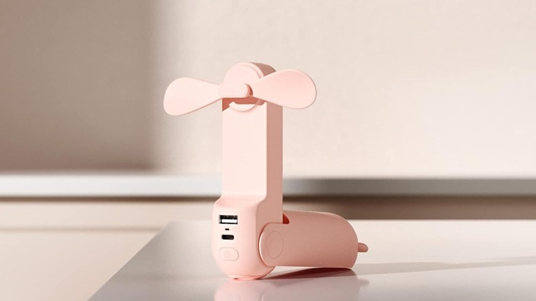 Pink Jisulife fan