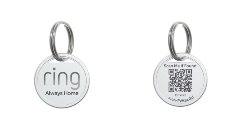 Ring Pet Tag's front and back sides