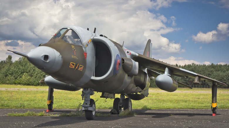 Siddeley Hawker Harrier static display on tarmac