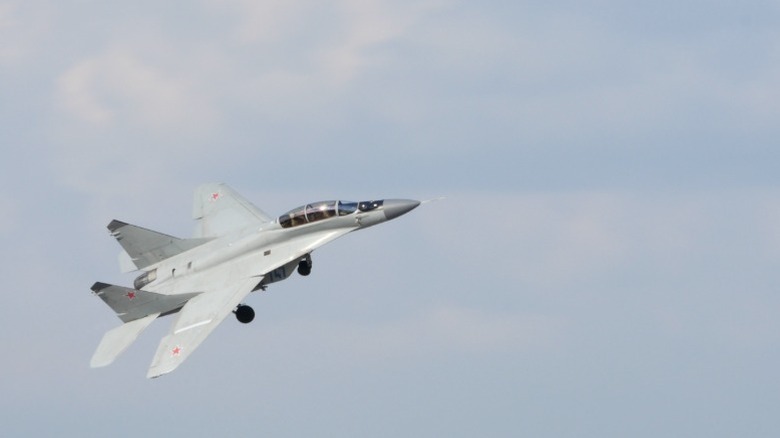 A Mikoyan & Gurevich MiG-35 "Fulcrum" in flight