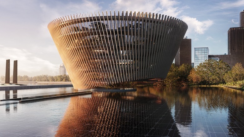 Lexus Hub against skyline