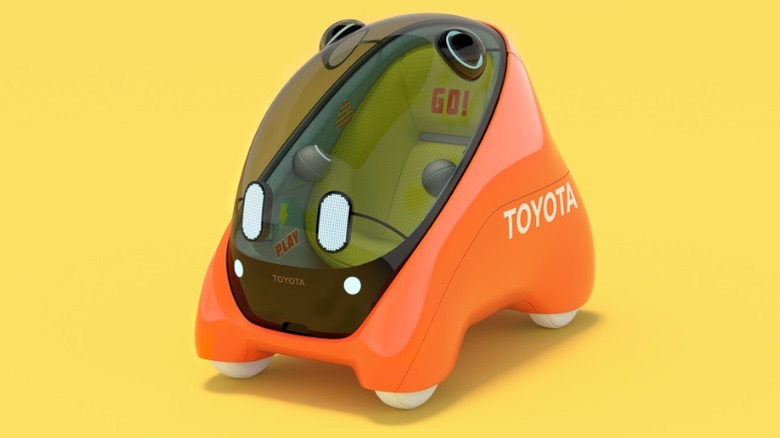 Toyota Kids Mobi on yellow background