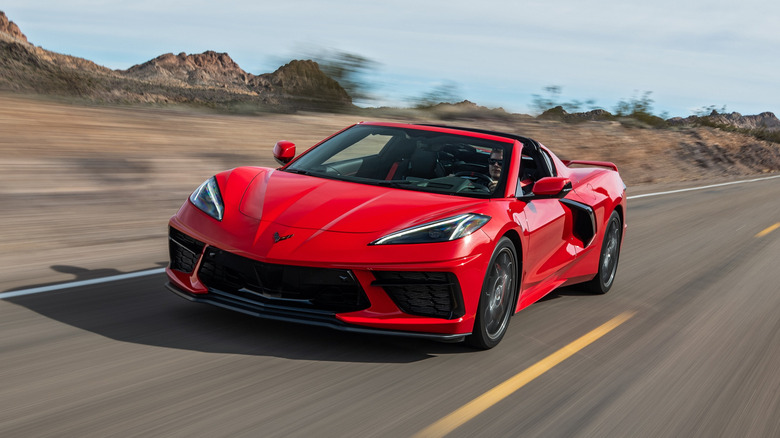 Chevy Corvette front 3/4