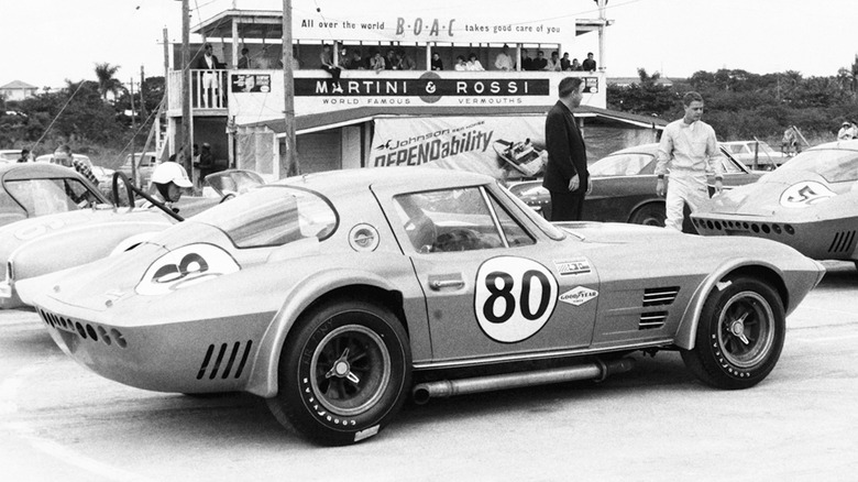 1963 Corvette Grand Sport at track