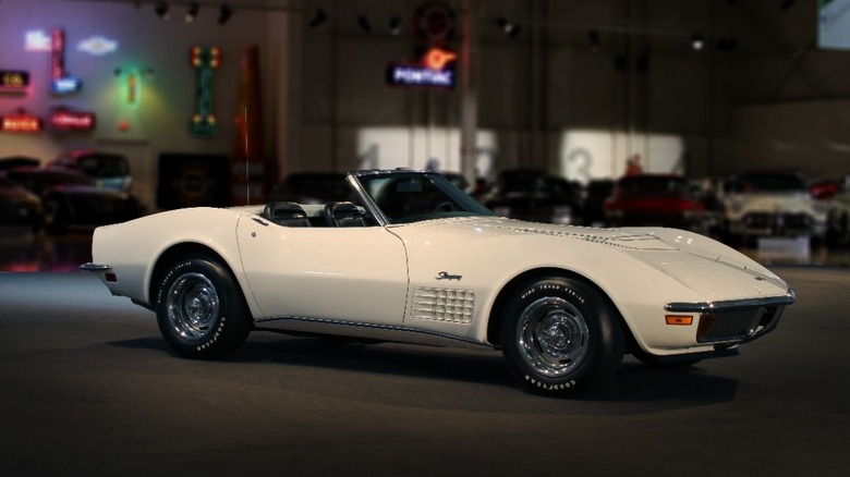 1972 Chevrolet Corvette in a museum
