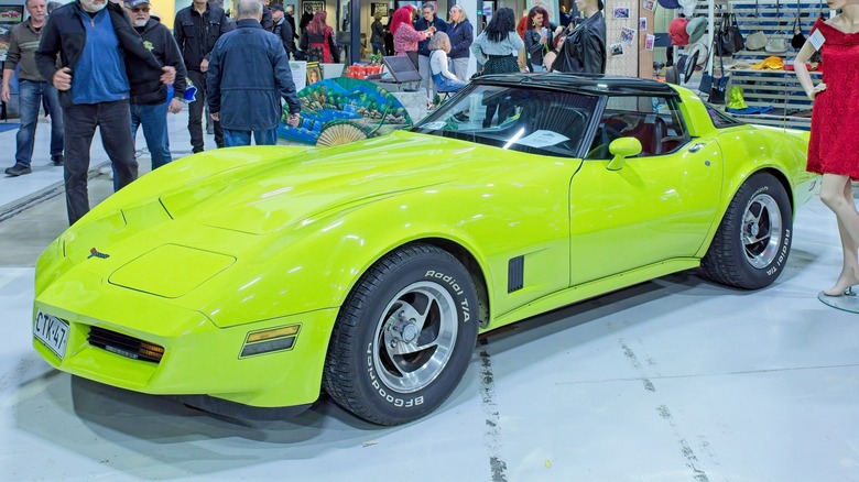 1981 Chevrolet Corvette at a car show