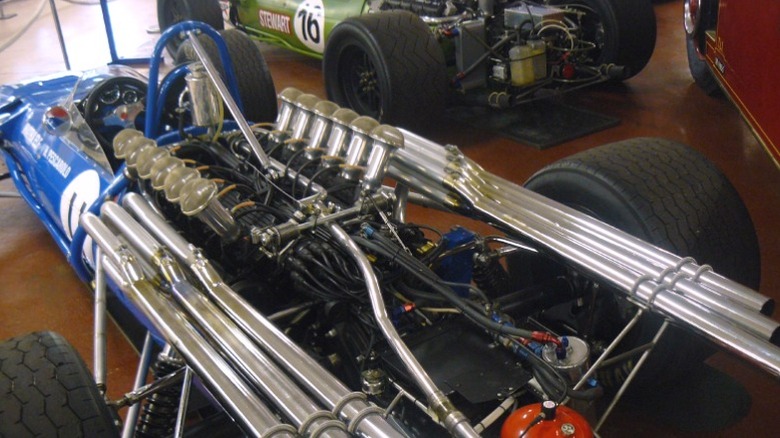 3.0-liter Matra V12 engine in a Matra MS11 Formula One car