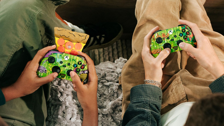 TMNT: Mutant Mayhem Xbox controllers
