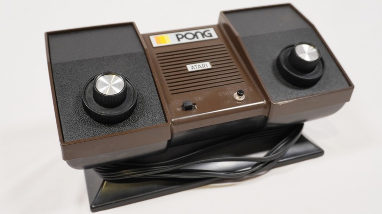 A Sears Pong home console