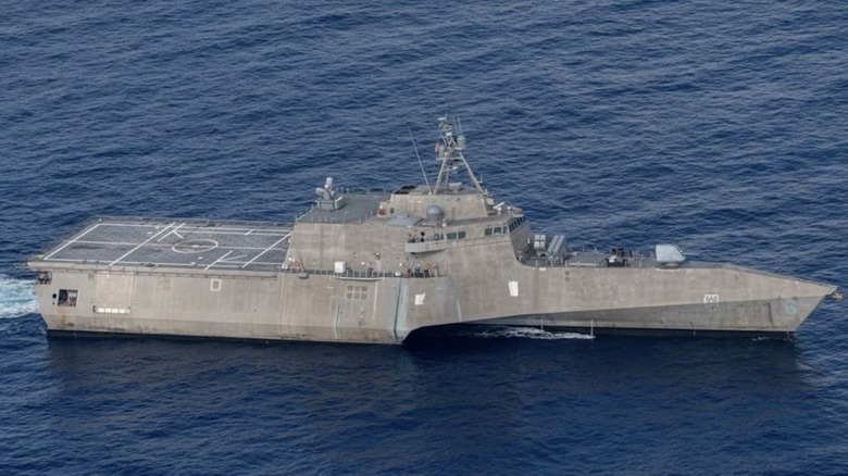 USS Jackson at sea
