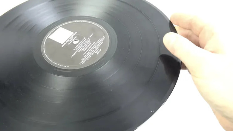 Visible groove damage on a record played with a RokBlok
