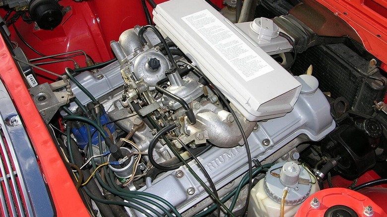 A Triumph Stag V8 engine.