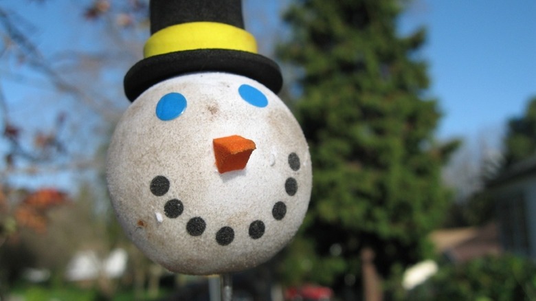 Close up of antenna topper