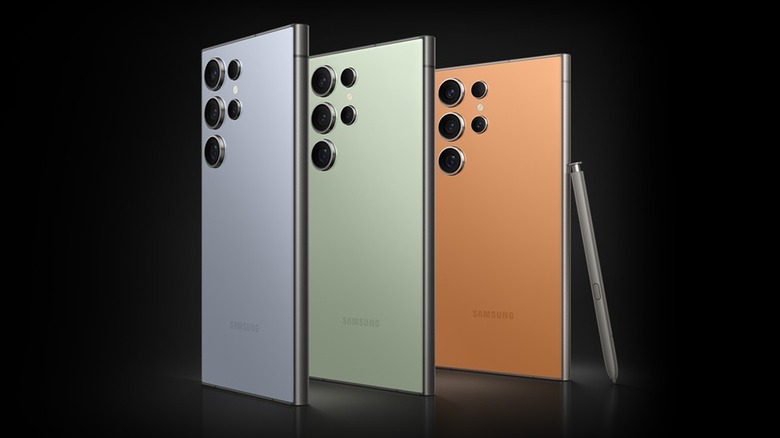 All the online-exclusive color options for the Samsung Galaxy S24 Ultra