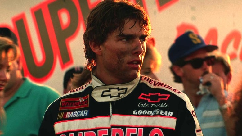 Cole Trickle looking to the side in Days of Thunder (1990).