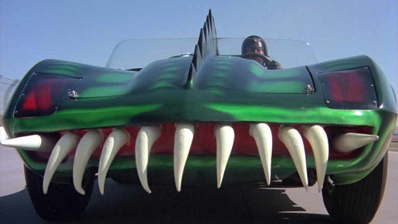 The front of Frankenstein's car in Death Race 2000 (1975).