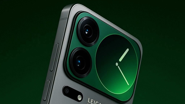 Close up of the Xiaomi 17 Pro Max's camera module