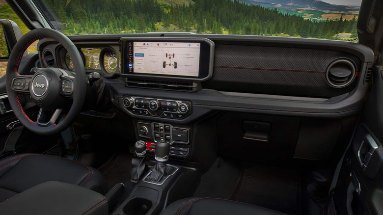 2025 Jeep Gladiator interior from right-side seat