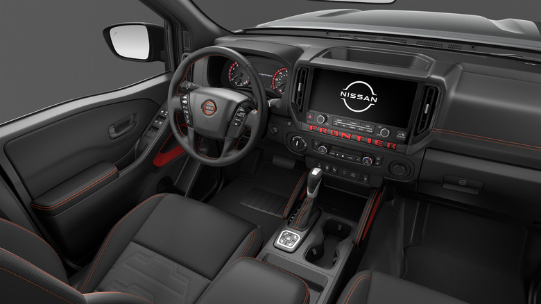 2025 Nissan Frontier interior view from right-side