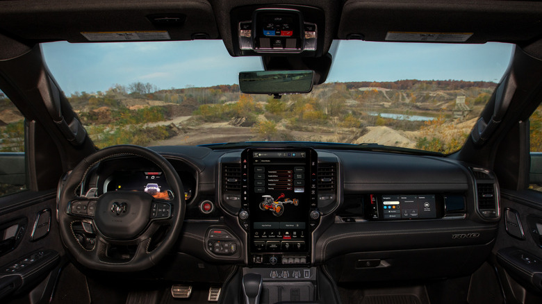 2025 Ram 1500 RHO interior from center-view